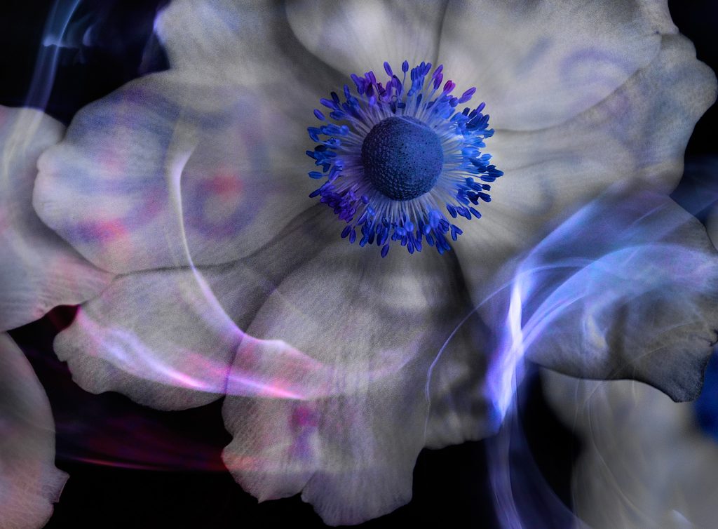 blue flame composite photo artwork by bowen imagery