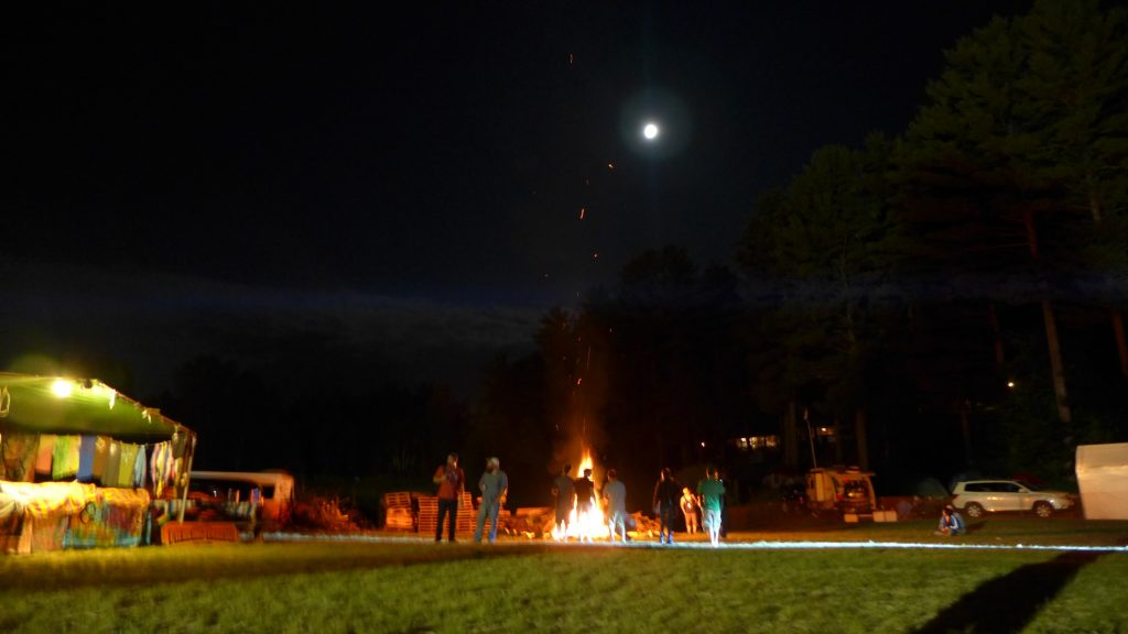 Pondfest 2014 bonfire