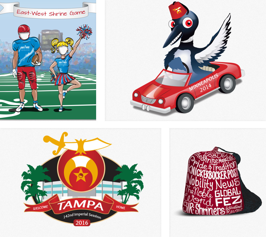 shriners international illustrations 